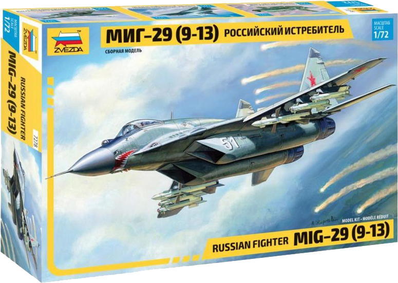 Сборная модель Звезда Самолет МиГ-29 (9-13) / 7278