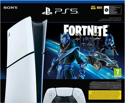 Игровая приставка Sony PlayStation 5 Slim CFI-2016A + Fortnite Cobalt Star Bundle  (EU version) - 