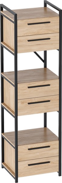 Комплект стоек для стеллажа Мебельград Бонн 54.5x44.5x189.5 (черный)
