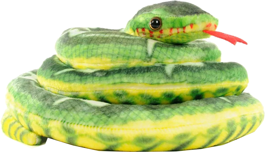 Мягкая игрушка Exoprima Питон / 2303506002-270/green-yellow