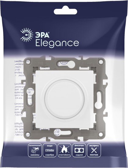 Диммер ЭРА Elegance 14-4101-01М / Б0065779 (белый матовый)