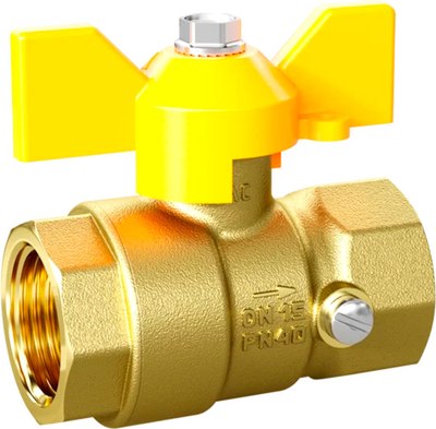 

Шаровой кран, Pride 44.15.В-В.2М.Б GAS Ду 15 М20 Ру 16 / LD 44.350.15.2.20
