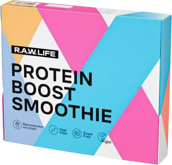 Протеин R.A.W. Life Smoothie Protein boost mix10 (250гр)