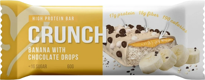 Набор протеиновых батончиков BootyBar Crunch Банан/Шоколад (16x60гр) - 