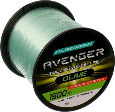 Леска монофильная Flagman Fishing Avenger Olive Line / FL04000025 - 