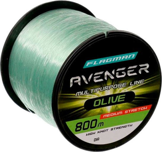 Леска монофильная Flagman Fishing Avenger Olive Line / FL04000035