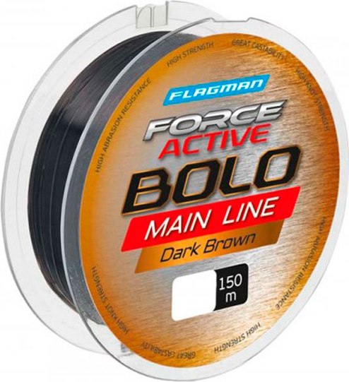 Леска монофильная Flagman Fishing Force Active Bolo Main Line / FAB150-0235