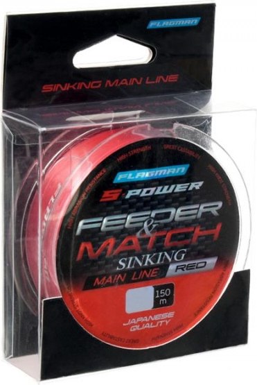 Леска монофильная Flagman Fishing S-Power Feeder/Match Sinking Main Line / SPFMS150030