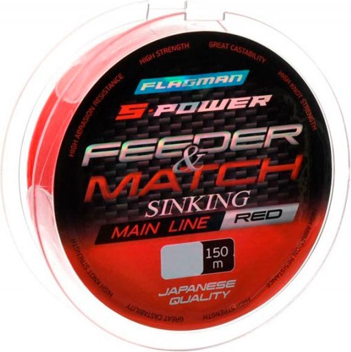 Леска монофильная Flagman Fishing S-Power Feeder/Match Sinking Main Line / SPFMS150030