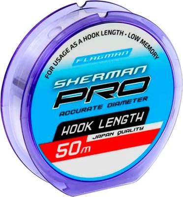 

Леска монофильная, Sherman Pro Hook Lenght / SHPH_0.148