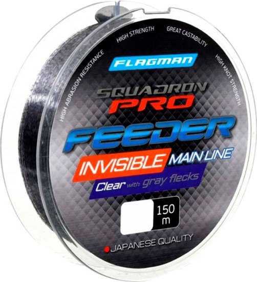 Леска монофильная Flagman Fishing Squadron Pro Feeder Invisible Main Line / SDPF150-031