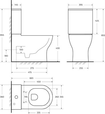 Купить Унитаз напольный BelBagno Stefa-Tor / BB2141CP-TOR/SC  