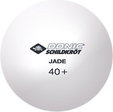 Набор мячей для настольного тенниса Donic Schildkrot Jade 40+ / 618371 (6шт, белый)