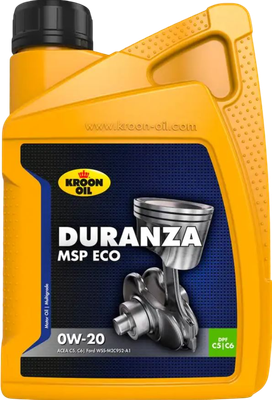 

Моторное масло, Duranza MSP ECO 0W-20 / 37125