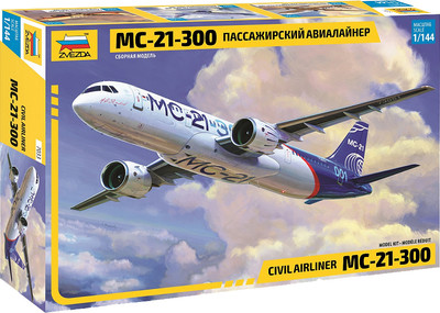 Сборная модель Звезда Авиалайнер МС-21-300 / 7033 -
