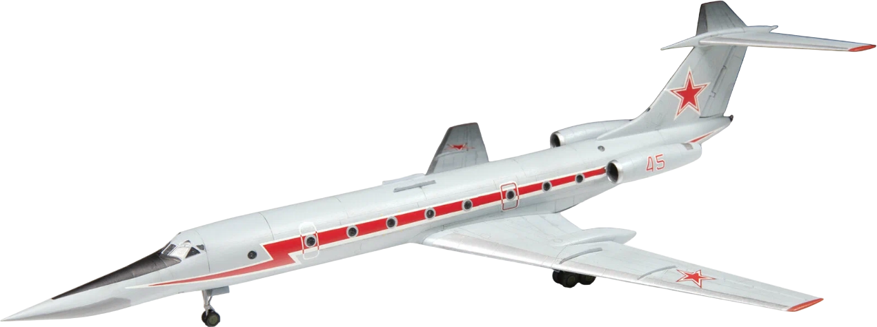 Сборная модель Звезда Самолёт Ту-134 УБЛ / 7036