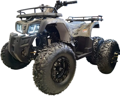 Квадроцикл Motax Grizlik T200 (черный/коричневый камуфляж) - 