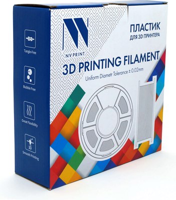 Пластик для 3D-печати NV Print NV-3D-PLA-MARBLE (1.75мм, 1кг, Marble)