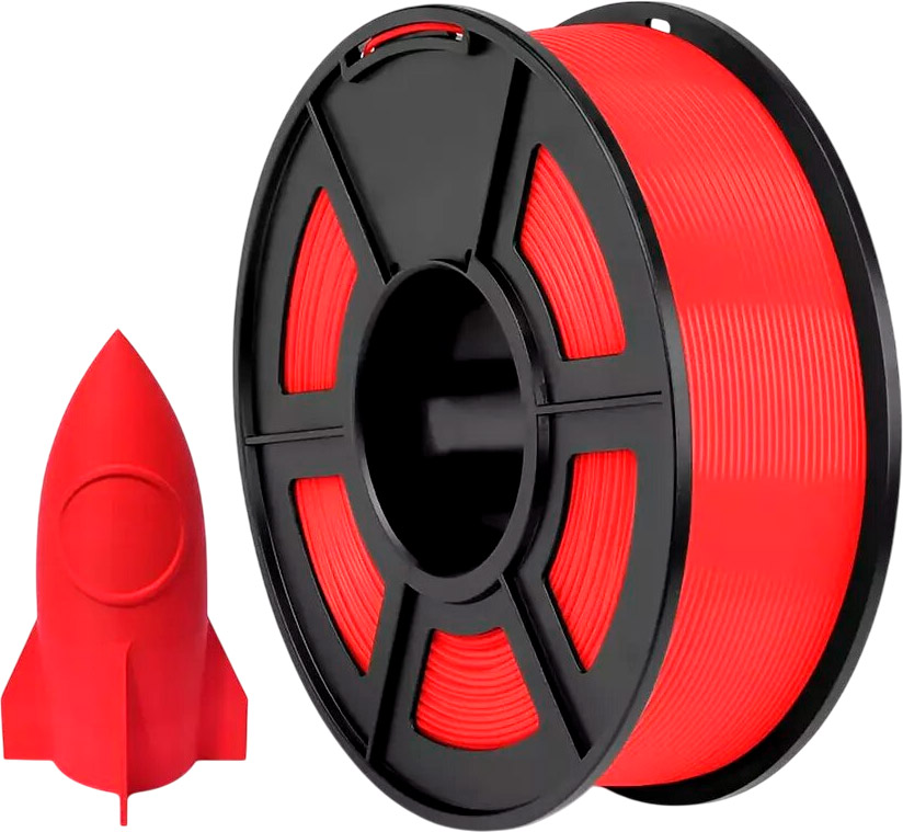 Пластик для 3D-печати NV Print NV-3D-PLA-RED (1.75мм, 1кг, красный)