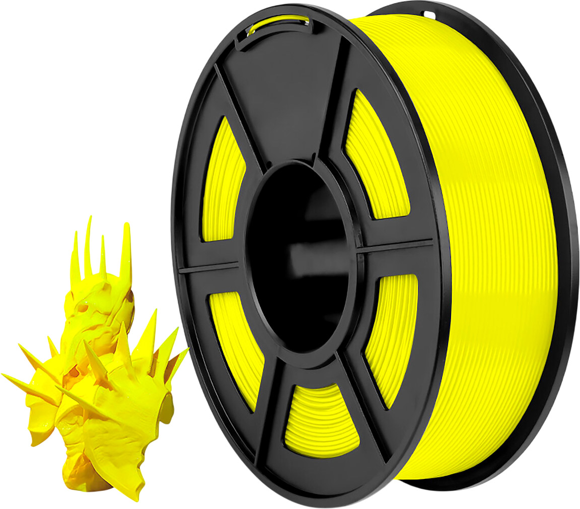 Пластик для 3D-печати NV Print NV-3D-PLA-YELLOW (1.75мм, 1кг, желтый)