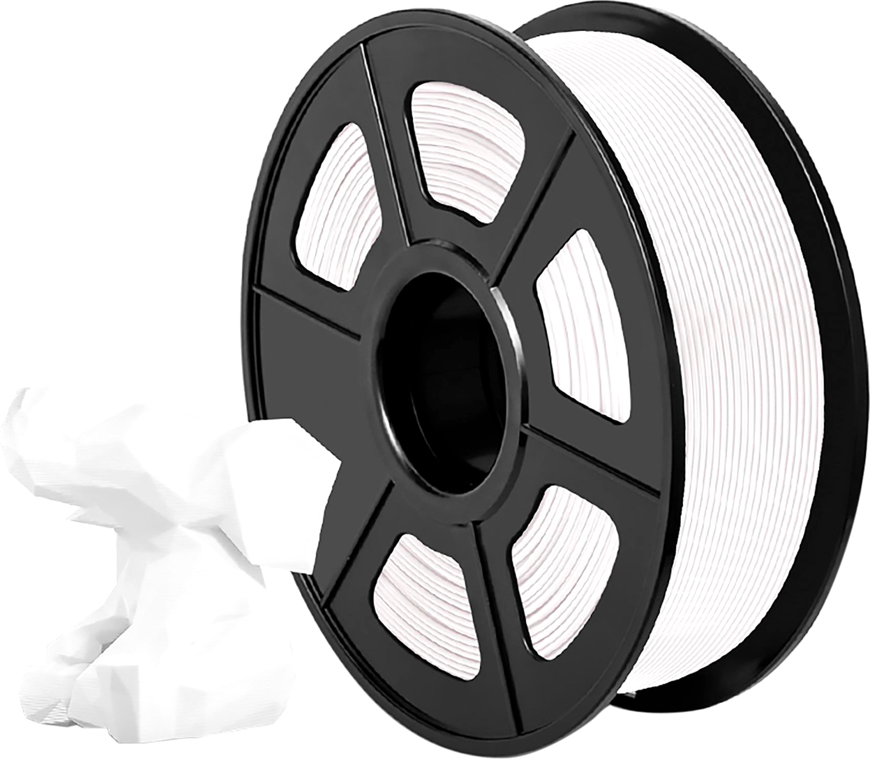 Пластик для 3D-печати NV Print NV-3D-PLA-P-TRANSP-WHITE (1.75мм, 1кг, Trasparent White)