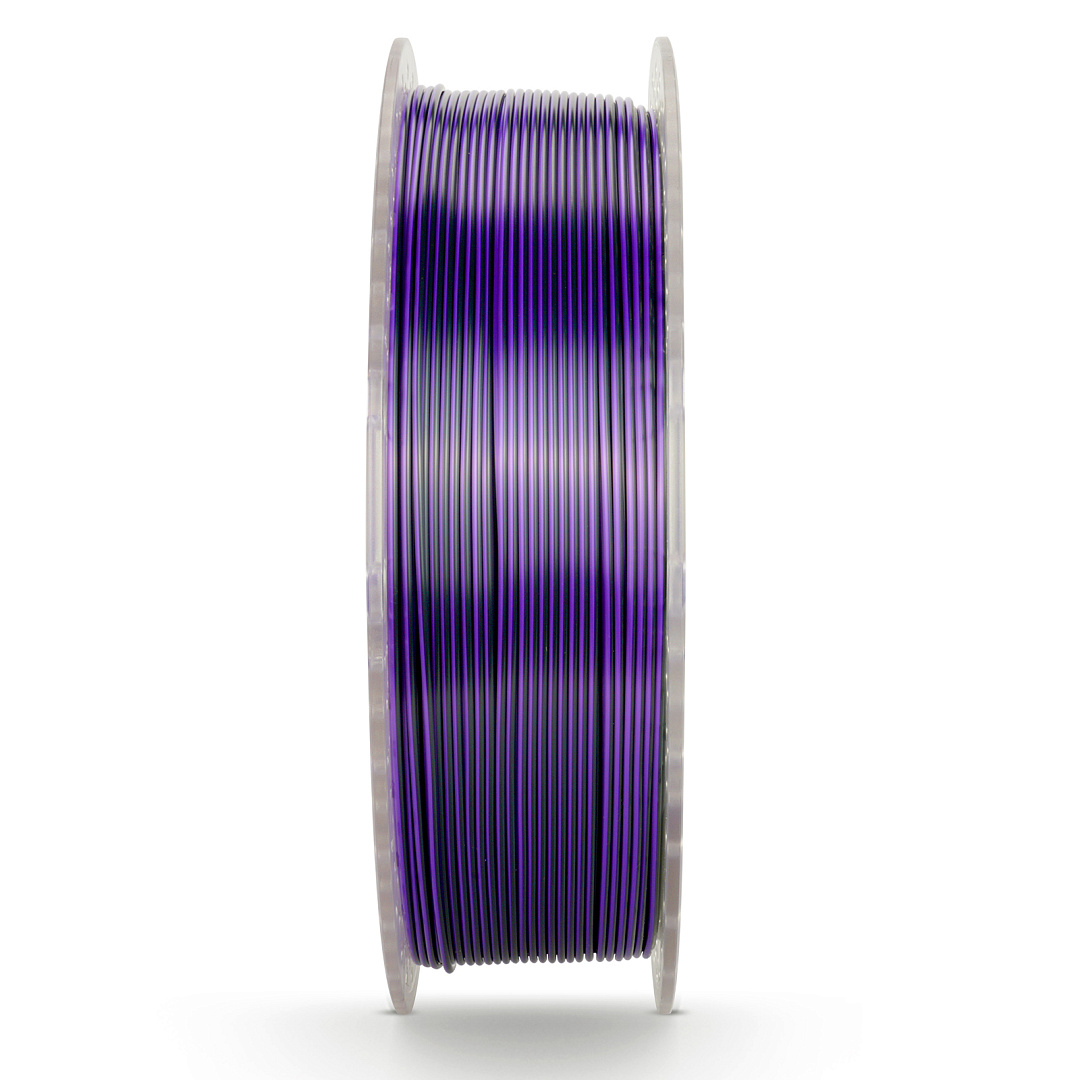 Пластик для 3D-печати NV Print NV-3D-SILK-PLA-P-BLACK-PURPLE (1.75мм, 1кг, черный/фиолетовый) — фото 4