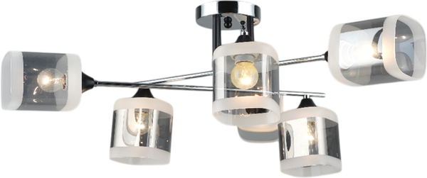 Потолочный светильник Mirastyle SX-N-2185/6 BK+CH