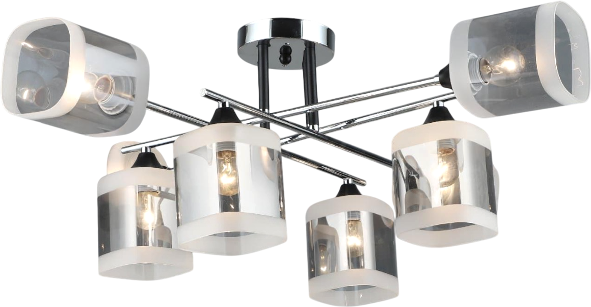 Потолочный светильник Mirastyle SX-N-2185/8 BK+CH
