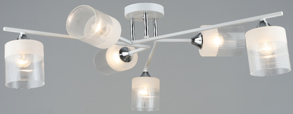 Потолочный светильник Mirastyle SX-N-2192/6 WT+CR