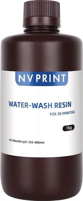 Фотополимерная смола для 3D-принтера NV Print NV-3D-WATER-WASHABLE-RESIN-WHITE (1кг, белый) - 