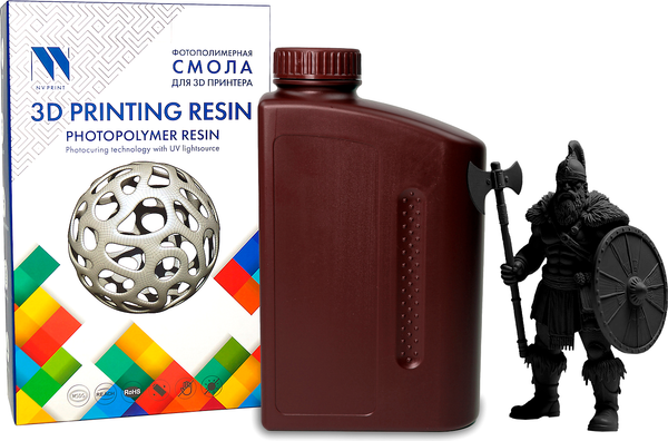 Фотополимерная смола для 3D-принтера NV Print NV-3D-HIGH-TEMP-RESIN-BLACK