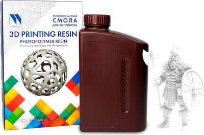Фотополимерная смола для 3D-принтера NV Print NV-3D-HIGH-TEMP-RESIN-WHITE (1кг, белый) - 