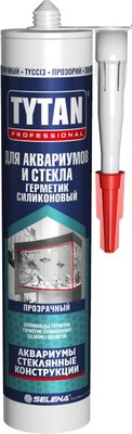 Герметик силиконовый Tytan Professional Для аквариумов и стекла (280мл, бесцветный) - 