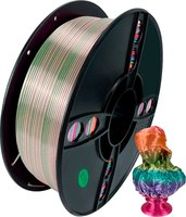 Пластик для 3D-печати Kingroon PLA Silk 1.75мм / B01889 (1кг, Rainbow Candy) - 