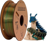 Пластик для 3D-печати Kingroon PLA Tri Color Silk 1.75мм / NSC032 (1кг, Golden/Green/Blue) - 