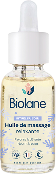 Косметическое масло детское Biolane Huile de Massage Relaxante для массажа (50мл)