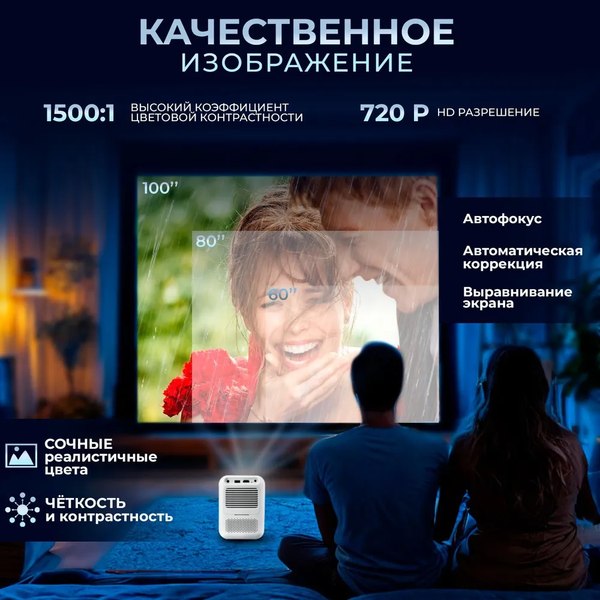Проектор Wanbo Projector Dali 1 (белый)