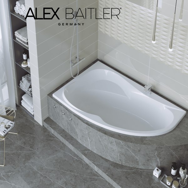 Купить Ванна акриловая Alex Baitler Ladoga L 170x110  