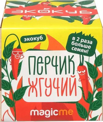 

Набор для выращивания растений, Экокуб Перчик / ECL-01-11