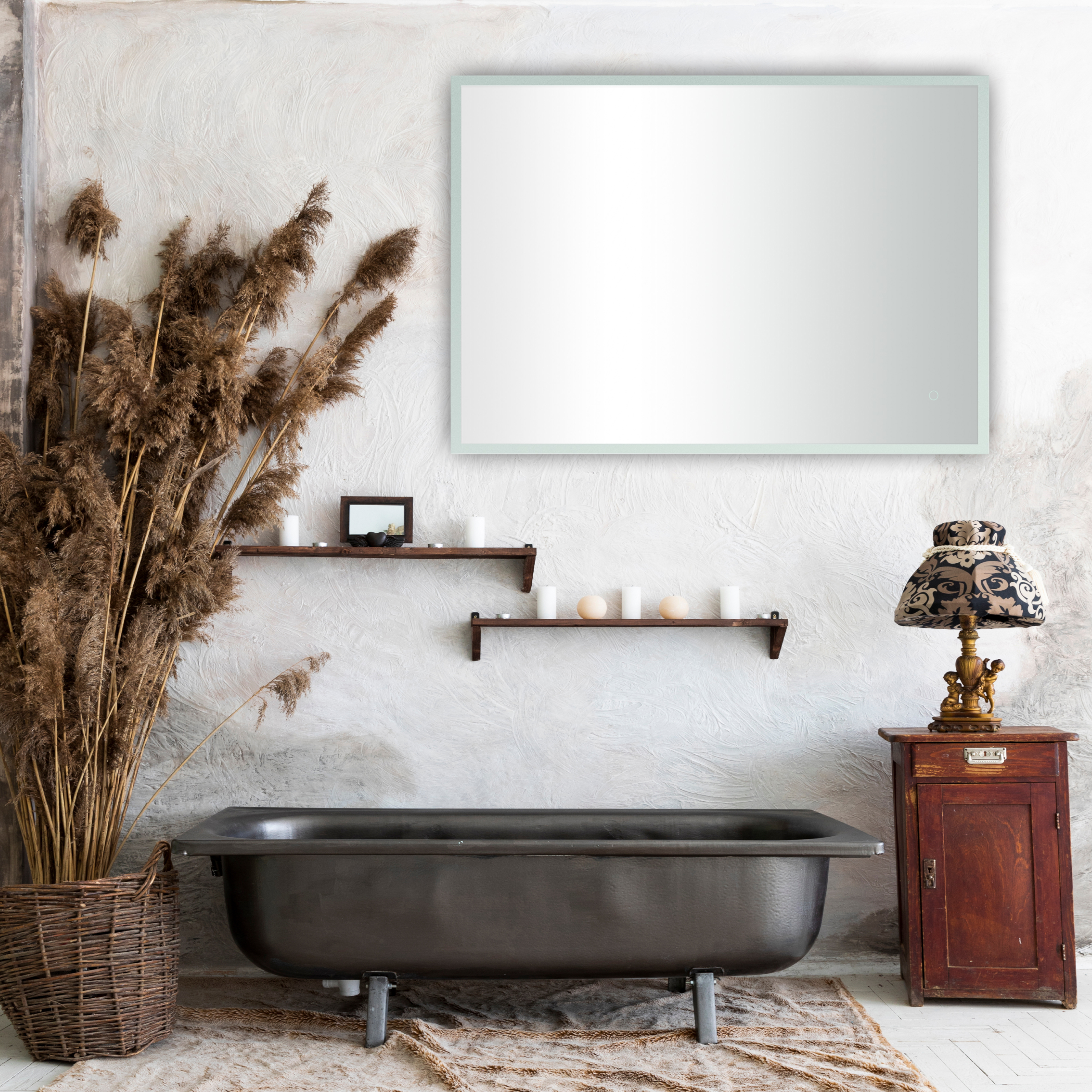 Зеркало Saniteco LED OBF 4с 10070 s-1 700х1000 / 11125064 — фото 3