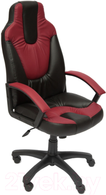 Кресло офисное Tetchair Neo 2 экокожа (черный/бордовый)