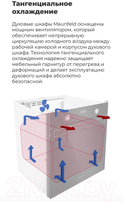 Электрический духовой шкаф Maunfeld EOEM.769B