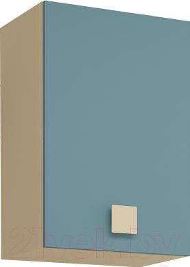 Шкаф навесной Горизонт Мебель Радуга-400 (василек)