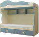 Двухъярусная кровать детская Горизонт Мебель Радуга (василек) - 