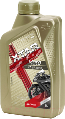 Моторное масло Cepsa Xtar Moto 4T GP 5W40 / 514294191 (1л)