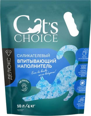 

Наполнитель для туалета, Впитывающий силикагелевый с синими гранулами