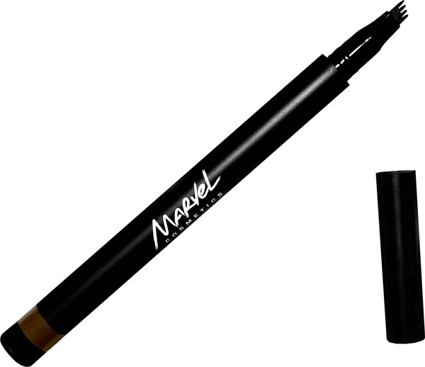 Фломастер для бровей Marvel Cosmetics Тату маркер тон Р02 Grey-Brown
