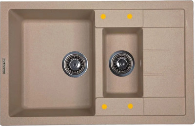 Мойка кухонная Ecoshtein Rechteck 781.5 (бежевый) - 