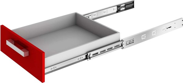 Комплект направляющих мебельных Boyard Satellite DB4525Zn/450 (с доводчиком)