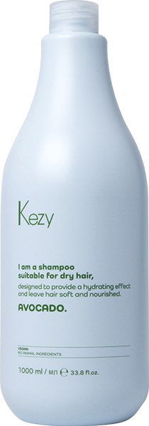 Шампунь для волос Kezy I am Avocado для сухих волос (1л)